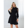 Robe-pull à manches ballon, 100 % coton