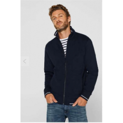 Cardigan molletonné en 100 % coton
