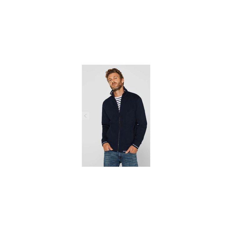 Cardigan molletonné en 100 % coton