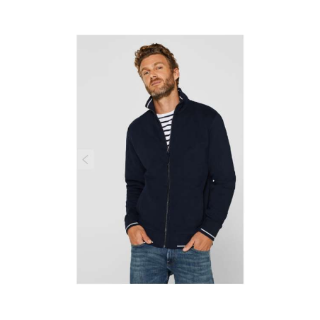 Cardigan molletonné en 100 % coton