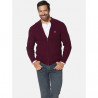 Cardigan molletonné en 100 % coton