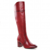 Bottes stretch en textile d'aspect daim