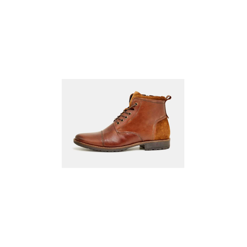Bottines en cuir