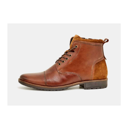Bottines en cuir